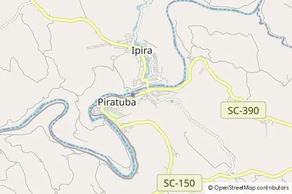 Mapa Piratuba