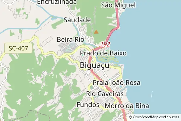 Mapa Biguaçu