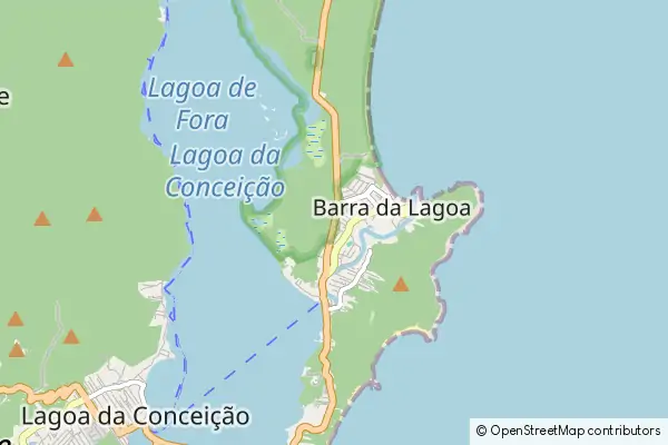 Mapa Barra da Lagoa