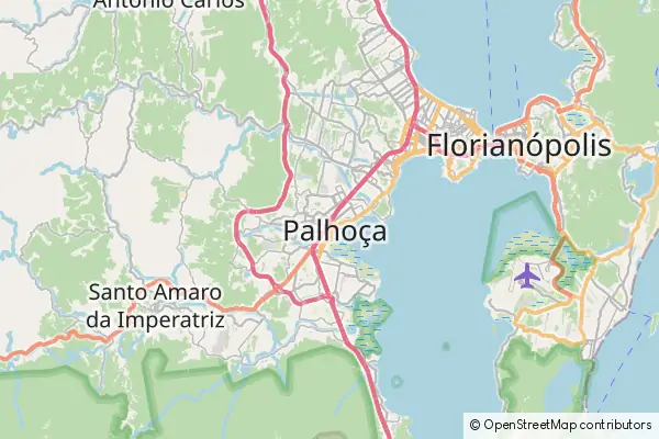 Mapa Palhoça