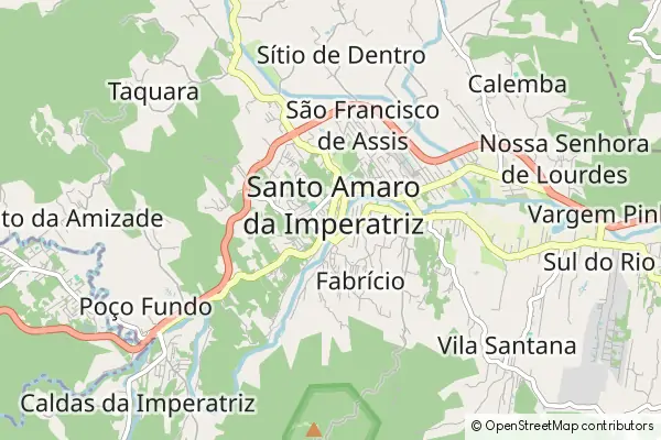 Mapa Santo Amaro da Imperatriz