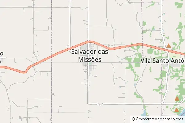 Mapa Salvador das Missões