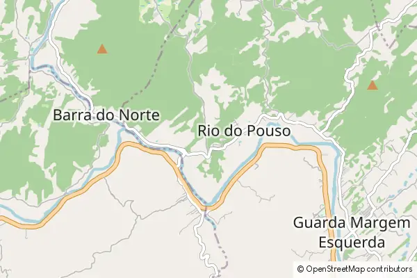 Mapa Rio do Pouso