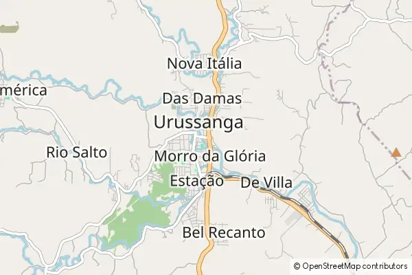 Mapa Urussanga