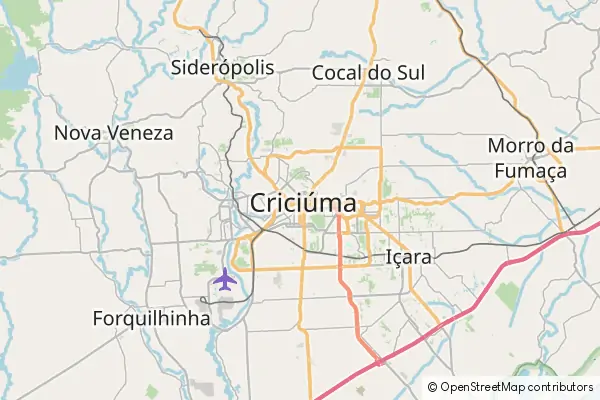 Mapa Criciúma