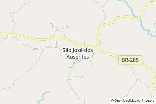 Mapa São José dos Ausentes