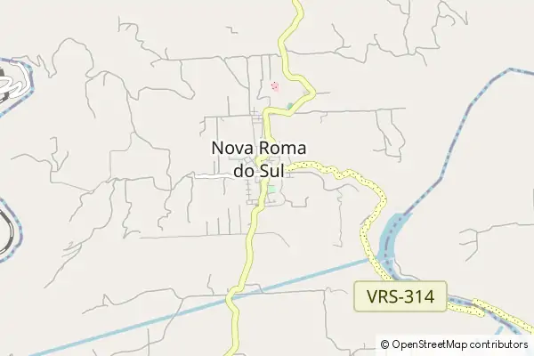 Mapa Nova Roma do Sul