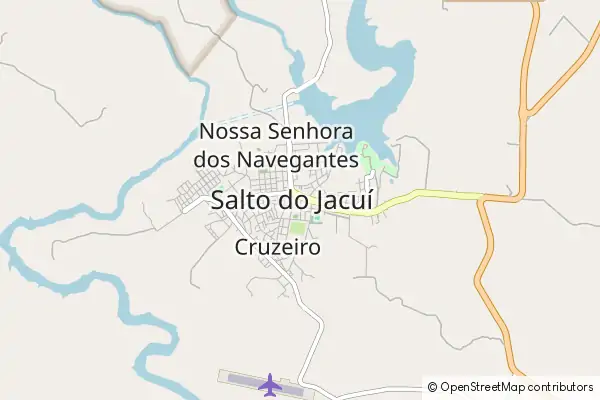 Mapa Salto do Jacuí