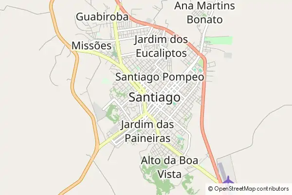 Mapa Santiago