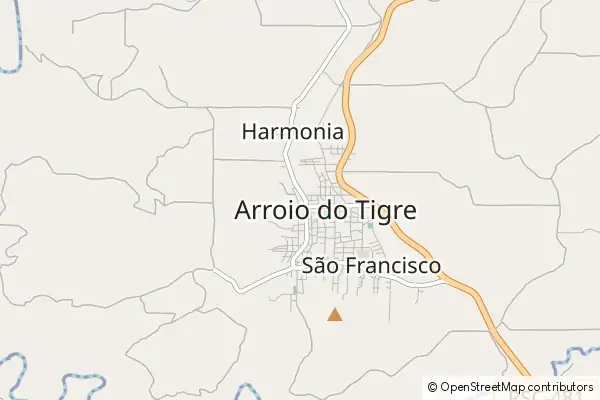 Mapa Arroio do Tigre