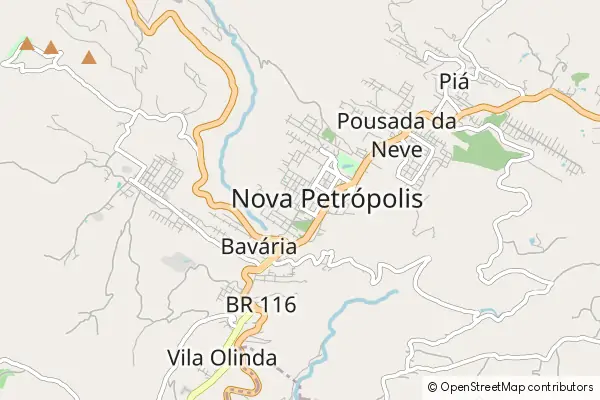 Mapa Nova Petrópolis