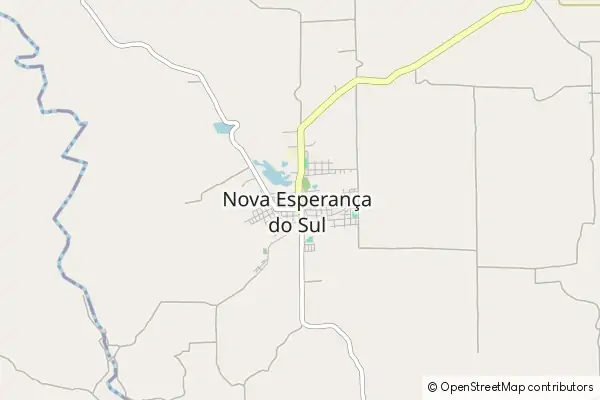 Mapa Nova Esperança do Sul