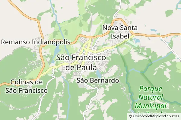 Mapa São Francisco de Paula