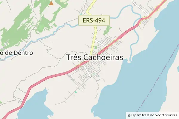 Mapa Três Cachoeiras