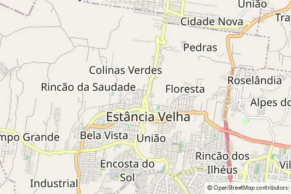 Mapa Estância Velha