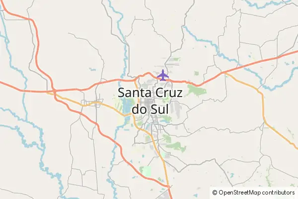 Mapa Santa Cruz do Sul