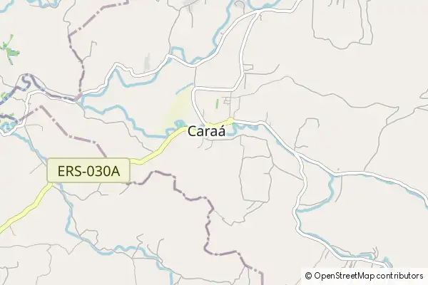 Mapa Caraá