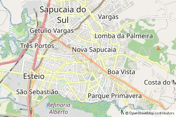 Mapa Sapucaia do Sul