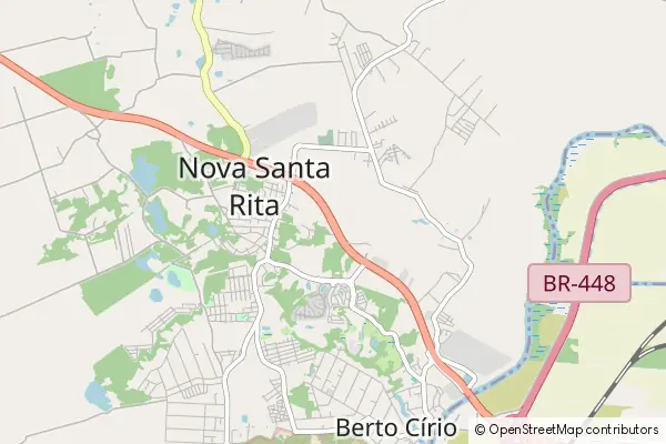 Mapa Nova Santa Rita