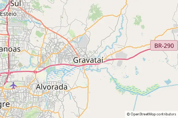 Mapa Gravataí