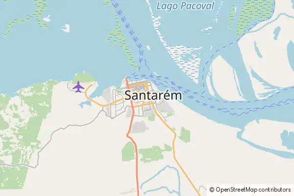 Mapa Santarém