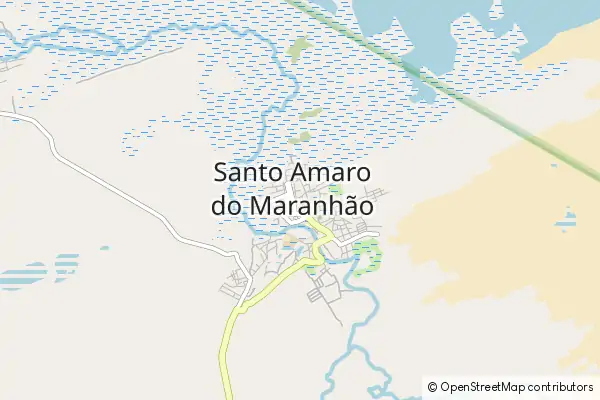 Mapa Santo Amaro do Maranhão