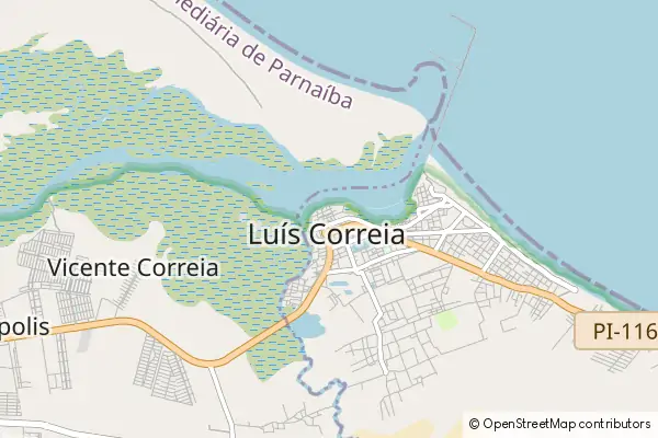 Mapa Luís Correia