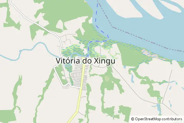 Mapa Vitória do Xingu