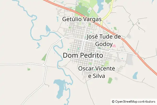 Mapa Dom Pedrito