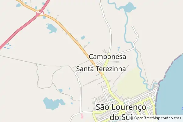 Mapa São Lourenço do Sul