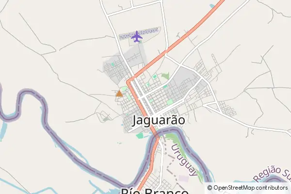 Mapa Jaguarão