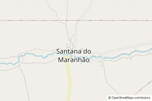 Mapa Santana do Maranhão