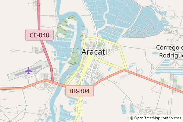 Mapa Aracati