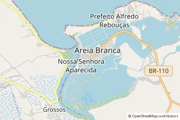 Mapa Areia Branca