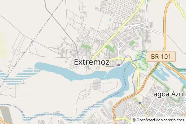 Mapa Extremoz