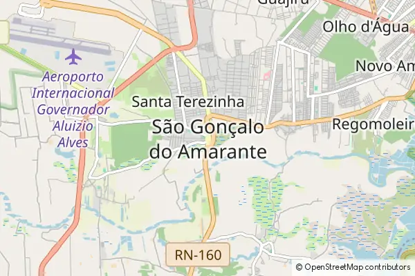 Mapa São Gonçalo do Amarante