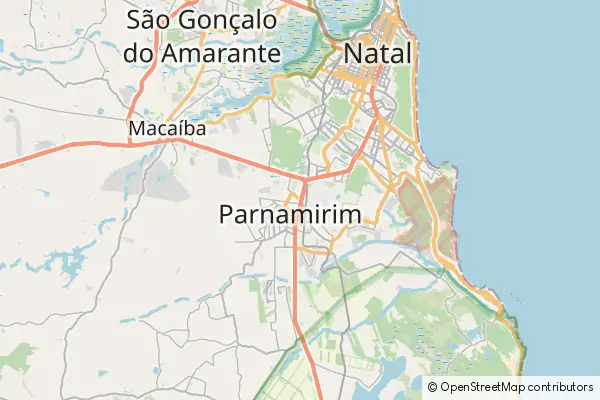 Mapa Parnamirim