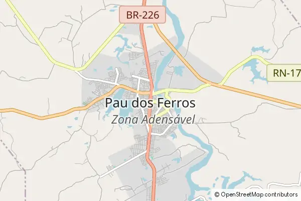 Mapa Pau dos Ferros