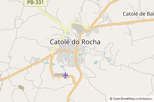 Mapa Catolé do Rocha