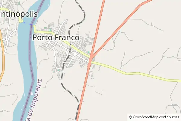 Mapa Porto Franco