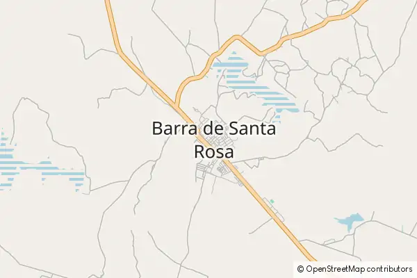 Mapa Barra de Santa Rosa