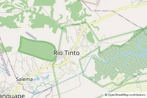 Mapa Rio Tinto