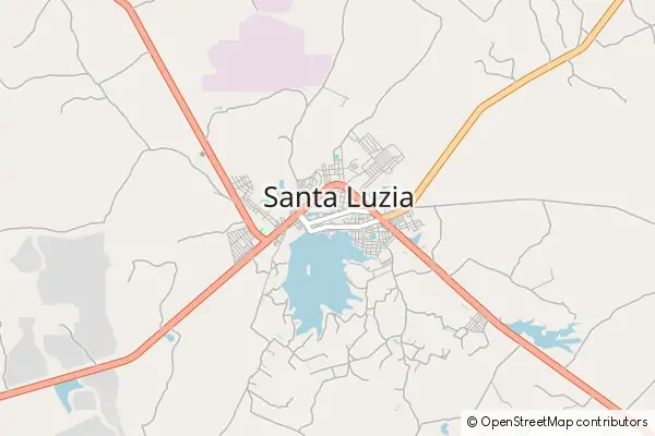 Mapa Santa Luzia