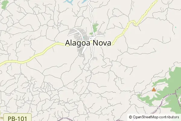 Mapa Alagoa Nova