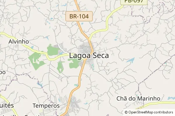 Mapa Lagoa Seca