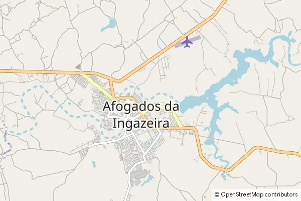 Mapa Afogados da Ingazeira