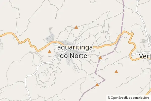 Mapa Taquaritinga do Norte