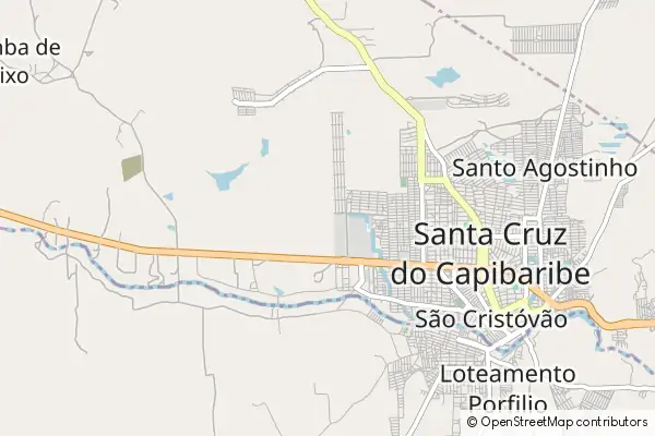 Mapa Santa Cruz do Capibaribe