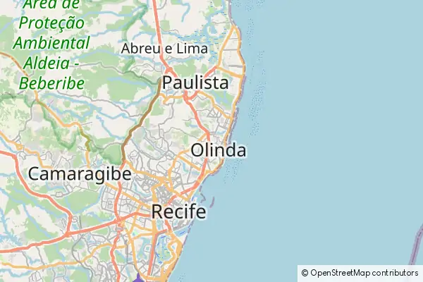 Mapa Olinda