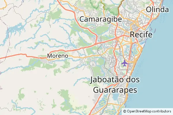Mapa Jaboatão dos Guararapes